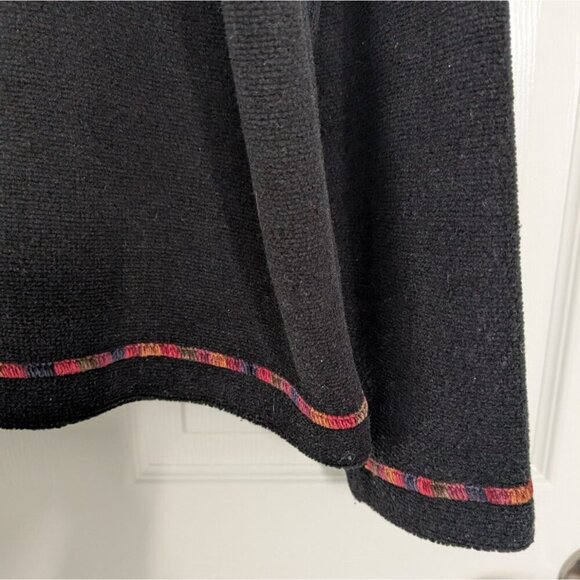 Vintage Rooster Sweatshirt Womens Size XL Black Chicken Cottage Farm Made in USA - Picture 3 of 9